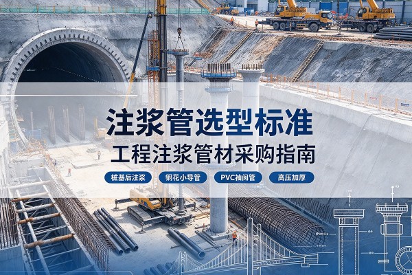 龙胜各族注浆管选型标准
